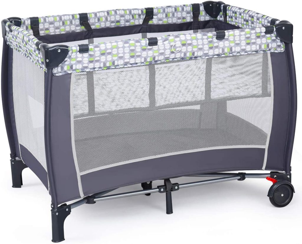 foldable baby cot bed